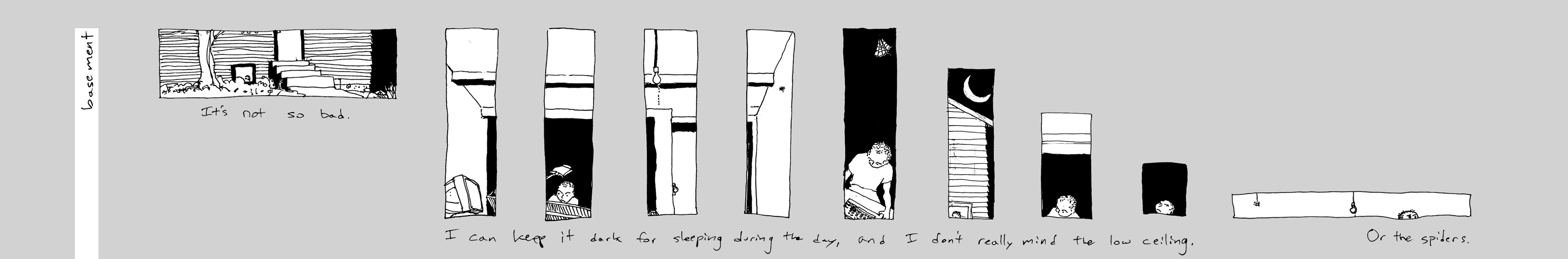 A comic about moving to a basement
